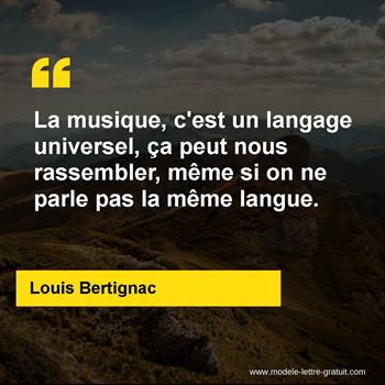 Citations Louis Bertignac