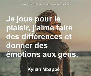 Citation de Kylian Mbappé