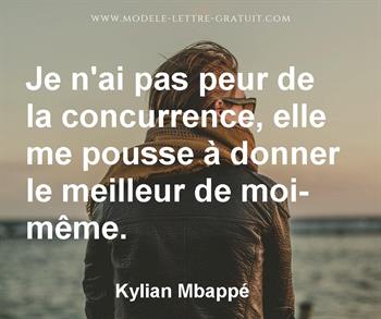 Citation de Kylian Mbappé