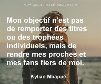 Citation de Kylian Mbappé