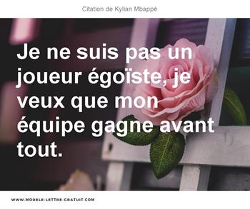 Citations Kylian Mbappé