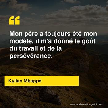 Citation de Kylian Mbappé