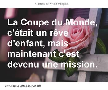 Citations Kylian Mbappé