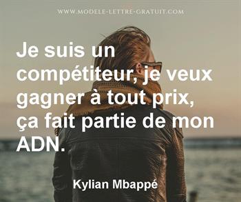 Citation de Kylian Mbappé