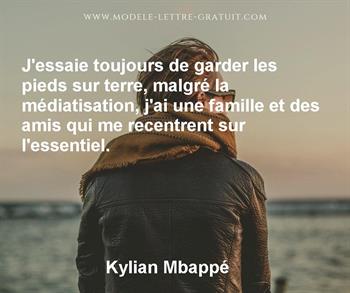 Citation de Kylian Mbappé