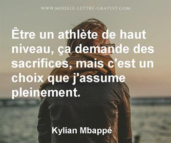 Citation de Kylian Mbappé