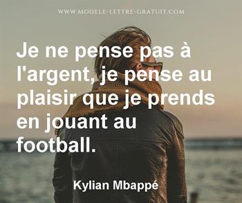 Citation de Kylian Mbappé