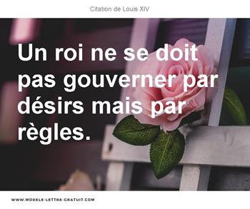 Citations Louis XIV
