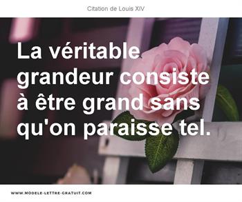 Citations Louis XIV