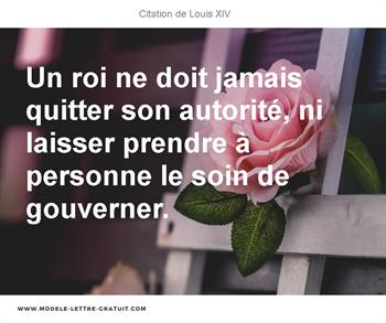 Citations Louis XIV
