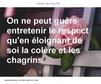 Citations Louis XIV