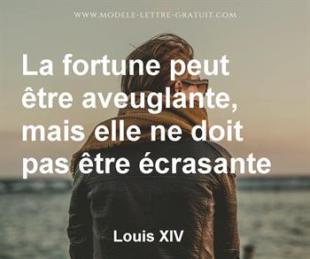 Citation de Louis XIV