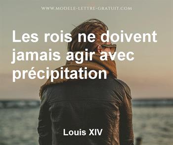 Citation de Louis XIV