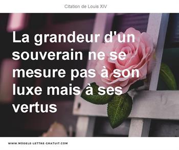 Citations Louis XIV
