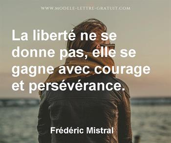 Citation de Frédéric Mistral