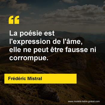 Citation de Frédéric Mistral