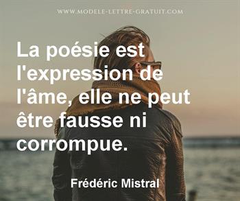 Citation de Frédéric Mistral