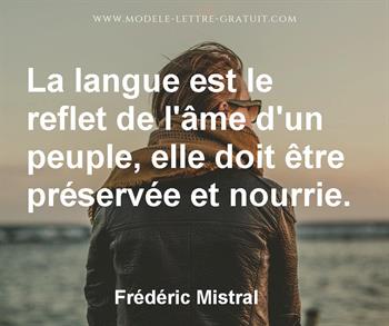 Citation de Frédéric Mistral