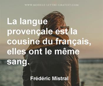 Citation de Frédéric Mistral