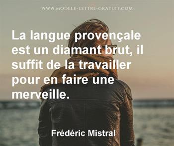 Citation de Frédéric Mistral