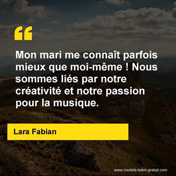 Citation de Lara Fabian