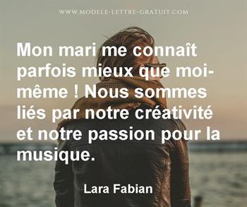 Citation de Lara Fabian