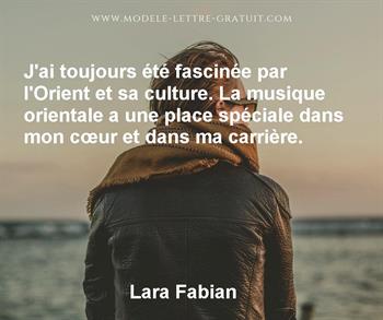 Citation de Lara Fabian