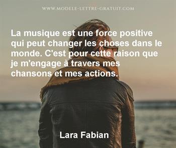 Citation de Lara Fabian