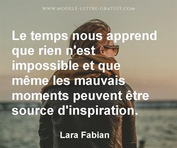 Citation de Lara Fabian