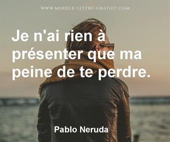 Citation de Pablo Neruda