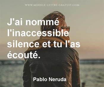 Citation de Pablo Neruda
