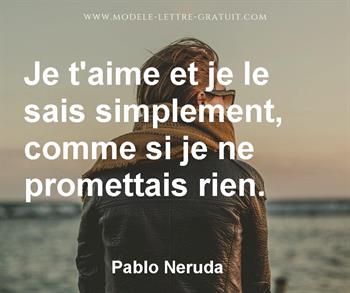 Citation de Pablo Neruda