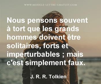 Citation de J. R. R. Tolkien