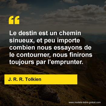 Citation de J. R. R. Tolkien