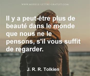 Citation de J. R. R. Tolkien