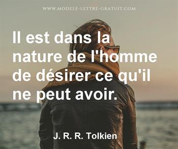 Citation de J. R. R. Tolkien