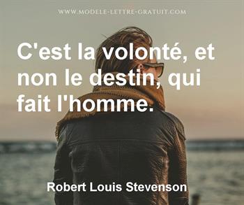 Citation de Robert Louis Stevenson