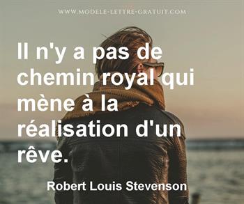 Citation de Robert Louis Stevenson