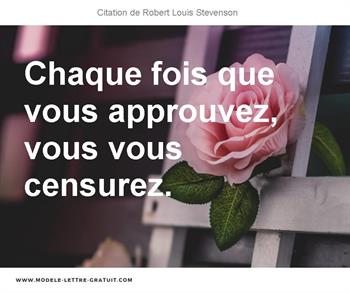 Citations Robert Louis Stevenson