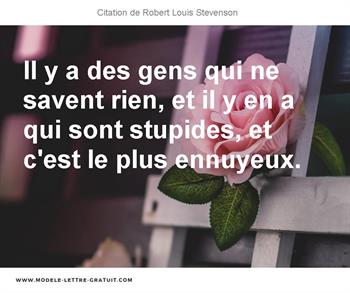 Citations Robert Louis Stevenson