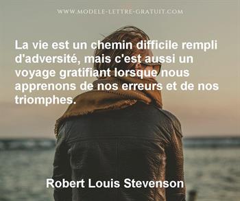 Citation de Robert Louis Stevenson