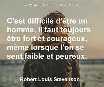 Citation de Robert Louis Stevenson