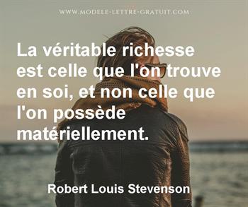 Citation de Robert Louis Stevenson