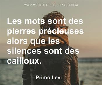 Citation de Primo Levi