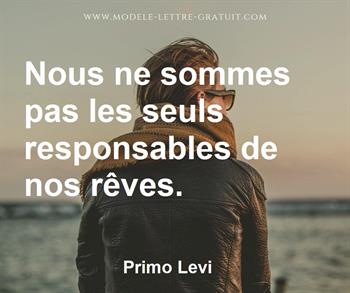 Citation de Primo Levi