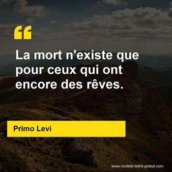 Citation de Primo Levi