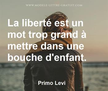 Citation de Primo Levi