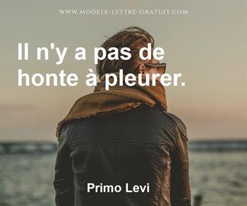 Citation de Primo Levi