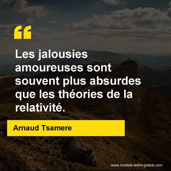 Citation de Arnaud Tsamere