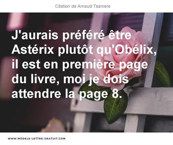 Citations Arnaud Tsamere